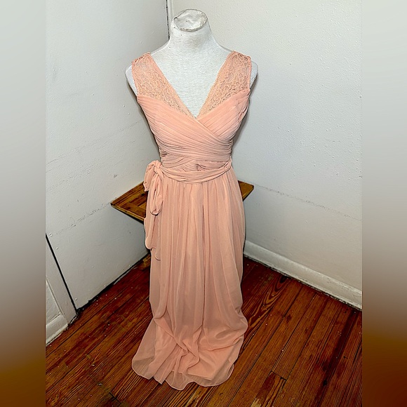 Bill Levkoff Bridesmaid Gown Dress SZ 4 - Picture 1 of 14
